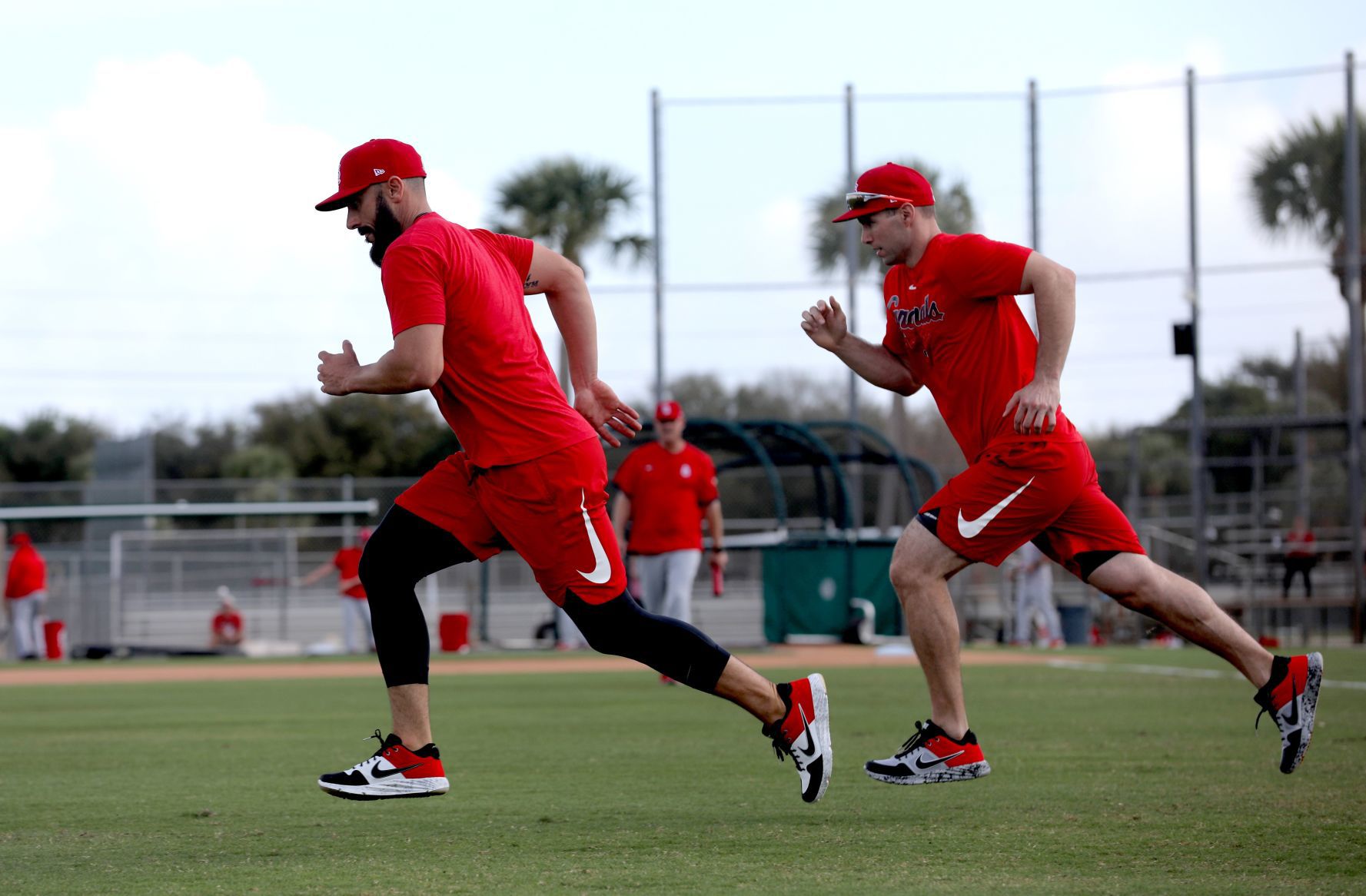 First official workout of Cardinals spring training